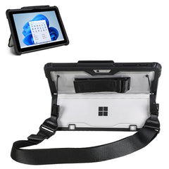 Acrylic Transparent Hand Shoulder Strap Laptop Case, For MicroSoft Surface Pro 8, For MicroSoft Surface Pro 4 / 5 / 6 / 7 / 7+, For MicroSoft Surface Go 1 / 2 / 3