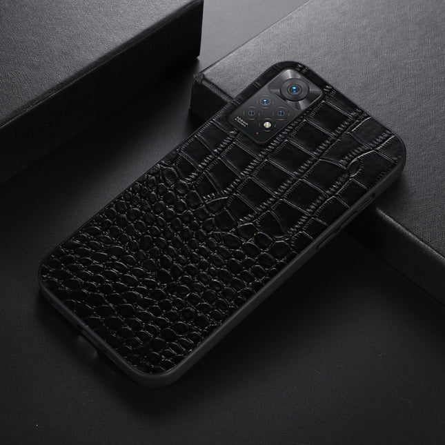 Crocodile Top Layer Cowhide Leather Case, For Xiaomi Redmi Note 11 Pro Global, For Samsung Galaxy A23 4G, For Samsung Galaxy A33 5G, For Samsung Galaxy A53 5G, For Samsung Galaxy A73 5G