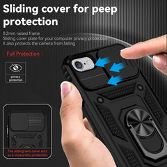 Sliding Camshield Holder Phone Case, For iPhone SE 2022 / SE 2020 / 8 / 7 / 6, For iPhone 8 Plus / 7 Plus / 6 Plus