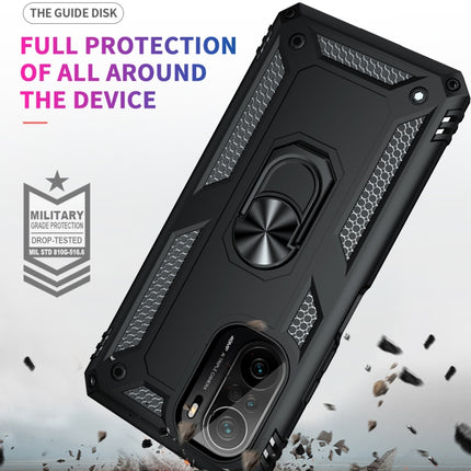 Shockproof TPU + PC Phone Case with 360 Degree Rotating Holder, For Xiaomi Poco F3, For Xiaomi Redmi 10C, For Xiaomi Redmi Note 11 Pro