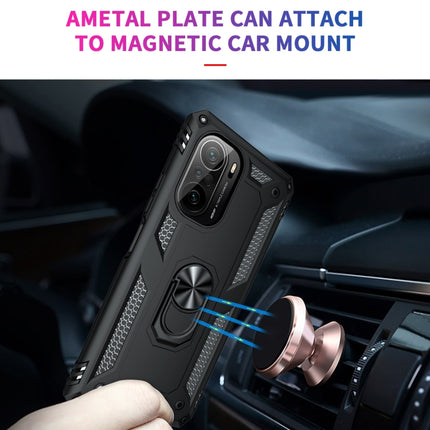 Shockproof TPU + PC Phone Case with 360 Degree Rotating Holder, For Xiaomi Poco F3, For Xiaomi Redmi 10C, For Xiaomi Redmi Note 11 Pro
