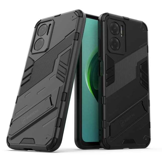 Punk Armor 2 in 1 PC + TPU Shockproof Phone Case with Invisible Holder, For Xiaomi Redmi Note 11E 5G China