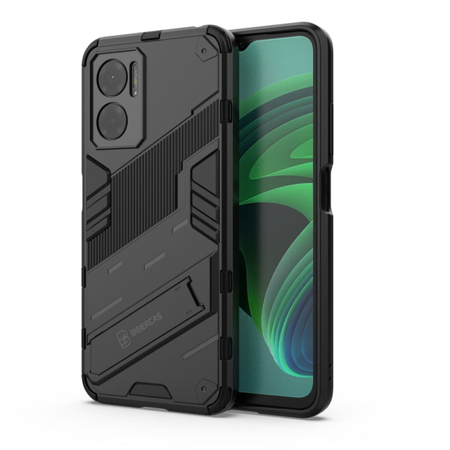 Punk Armor 2 in 1 PC + TPU Shockproof Phone Case with Invisible Holder, For Xiaomi Redmi Note 11E 5G China