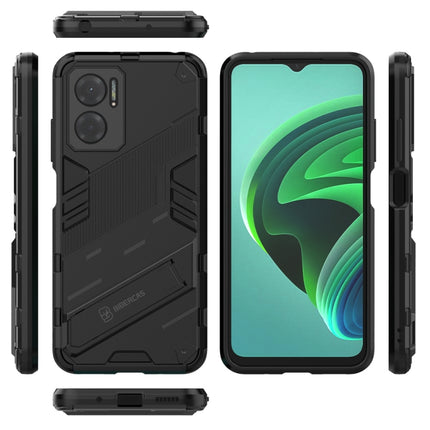Punk Armor 2 in 1 PC + TPU Shockproof Phone Case with Invisible Holder, For Xiaomi Redmi Note 11E 5G China