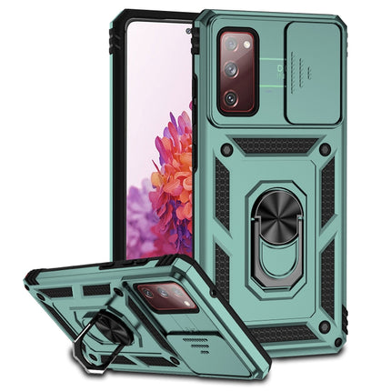 Sliding Camshield Holder Phone Case, For Samsung Galaxy S20 FE, For Samsung Galaxy S21 5G, For Samsung Galaxy S21 FE 5G