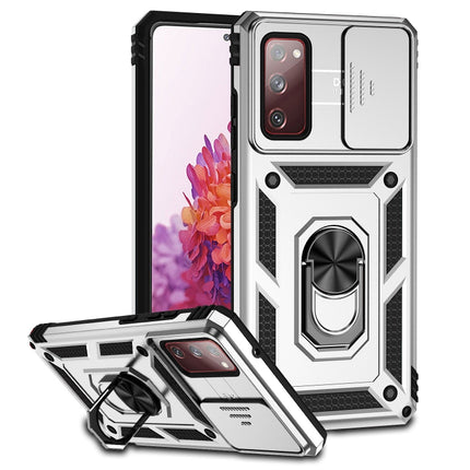 Sliding Camshield Holder Phone Case, For Samsung Galaxy S20 FE, For Samsung Galaxy S21 5G, For Samsung Galaxy S21 FE 5G