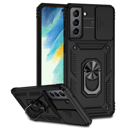 Sliding Camshield Holder Phone Case, For Samsung Galaxy S20 FE, For Samsung Galaxy S21 5G, For Samsung Galaxy S21 FE 5G