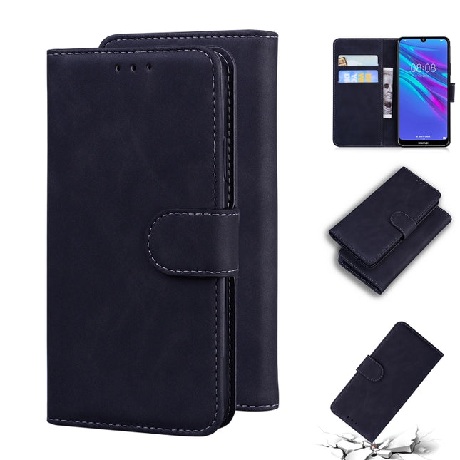 Skin Feel Pure Color Flip Leather Phone Case, For Huawei Y6 2019, For Huawei nova 8i / Honor 50 Lite, For Huawei P smart 2021 / Y7a, For Huawei P50