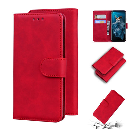 Skin Feel Pure Color Flip Leather Phone Case, For Huawei P50 Pro, For Huawei nova 5T / Honor 20