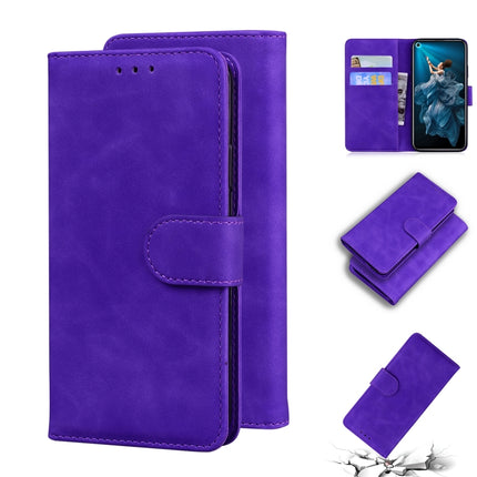 Skin Feel Pure Color Flip Leather Phone Case, For Huawei P50 Pro, For Huawei nova 5T / Honor 20