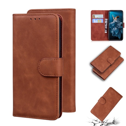 Skin Feel Pure Color Flip Leather Phone Case, For Huawei P50 Pro, For Huawei nova 5T / Honor 20