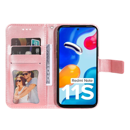 7-petal Flowers Embossing Pattern Horizontal Flip Leather Case, For Xiaomi Redmi Note 11 4G(Global), For Xiaomi Redmi Note 11 Pro 4G, For OPPO Realme 9i / A36 4G / A76 4G(Global), For OPPO Realme 9 Pro+