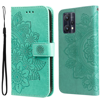 7-petal Flowers Embossing Pattern Horizontal Flip Leather Case, For OPPO Realme GT2 Pro, For OPPO Realme 9 Pro/Realme V25, For Samsung Galaxy A23 /Galaxy M23/Galaxy F23, For Xiaomi Poco M4 Pro 4G