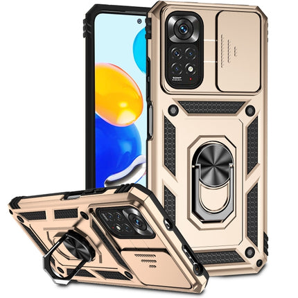 Sliding Camshield Holder Phone Case, For Xiaomi Redmi Note 11 Global, For Xiaomi Redmi Note 11 Pro Global