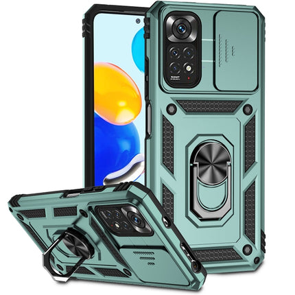 Sliding Camshield Holder Phone Case, For Xiaomi Redmi Note 11 Global, For Xiaomi Redmi Note 11 Pro Global