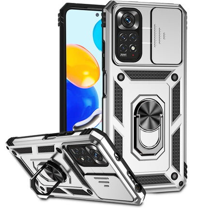 Sliding Camshield Holder Phone Case, For Xiaomi Redmi Note 11 Global, For Xiaomi Redmi Note 11 Pro Global