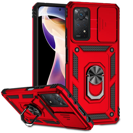 Sliding Camshield Holder Phone Case, For Xiaomi Redmi Note 11 Global, For Xiaomi Redmi Note 11 Pro Global