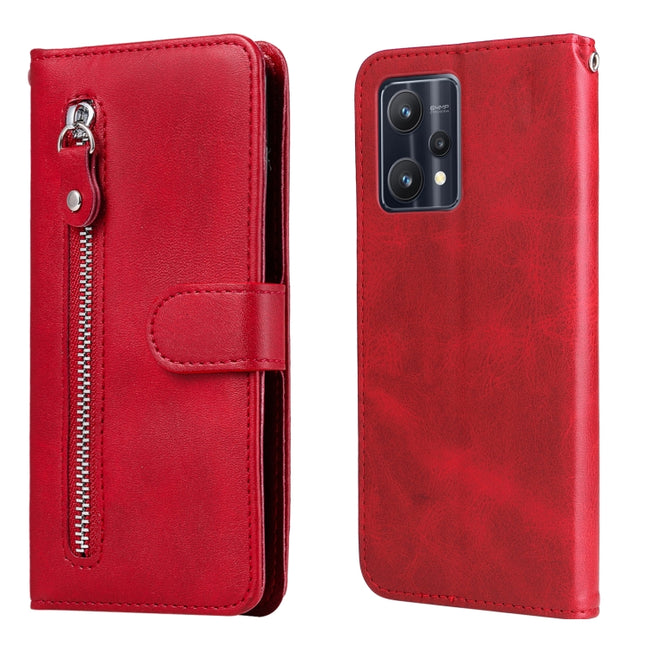 Fashion Calf Texture Zipper Horizontal Flip Leather Case, For OPPO Realme 9 Pro/Realme V25