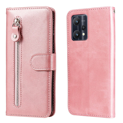 Fashion Calf Texture Zipper Horizontal Flip Leather Case, For OPPO Realme 9 Pro/Realme V25