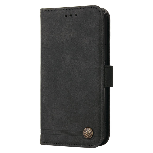 Skin Feel Life Tree Metal Button Horizontal Flip Leather Case, For OPPO Realme 9 Pro+, For OPPO Realme 9 Pro/Realme V25, For Samsung Galaxy A23 /Galaxy M23/Galaxy F23, For Xiaomi Poco M4 Pro 4G