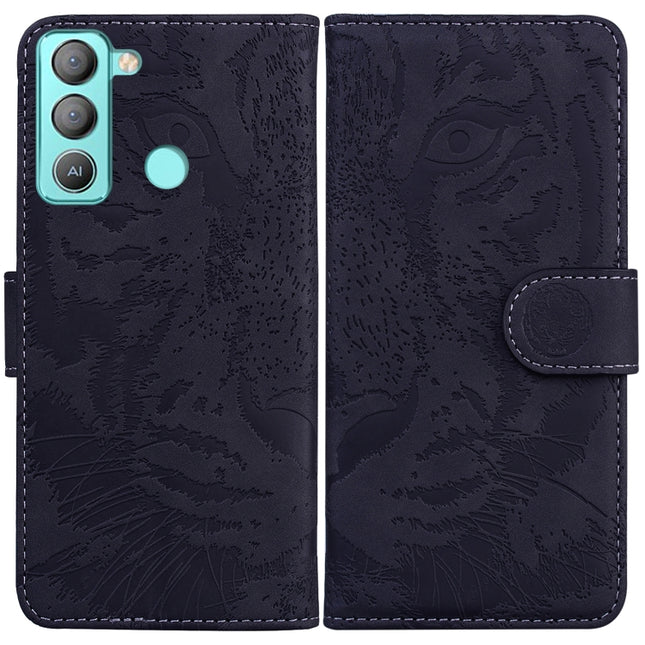 Tiger Embossing Pattern Horizontal Flip Leather Phone Case, For Tecno Pop 5 LTE BD4, For Tecno Pop 5P, For Tecno Pova 2, For Tecno Pova LD7
