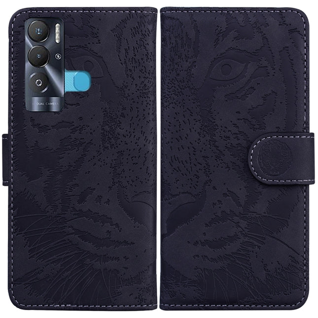Tiger Embossing Pattern Horizontal Flip Leather Phone Case, For Tecno Pova Neo LE6, For Tecno Spark 7 Pro, For Tecno Spark 8 / 8T, For Tecno Spark 8P
