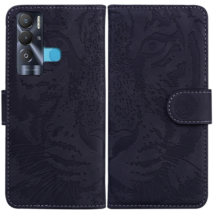 Tiger Embossing Pattern Horizontal Flip Leather Phone Case, For Tecno Pova Neo LE6, For Tecno Spark 7 Pro, For Tecno Spark 8 / 8T, For Tecno Spark 8P