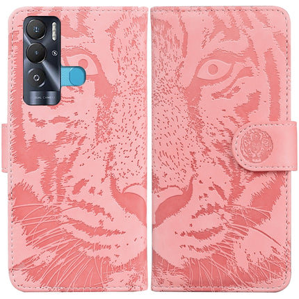 Tiger Embossing Pattern Horizontal Flip Leather Phone Case, For Tecno Pova Neo LE6, For Tecno Spark 7 Pro, For Tecno Spark 8 / 8T, For Tecno Spark 8P