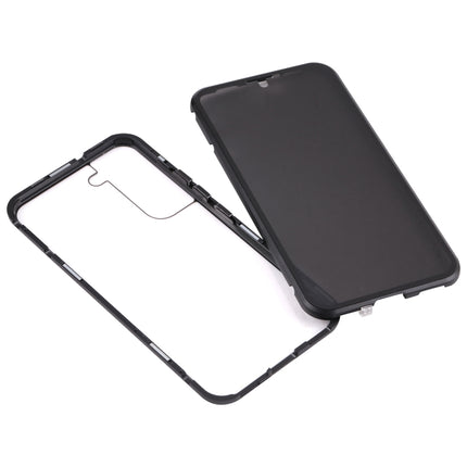 HD Magnetic Metal Tempered Glass Phone Case, For Samsung Galaxy S22 5G