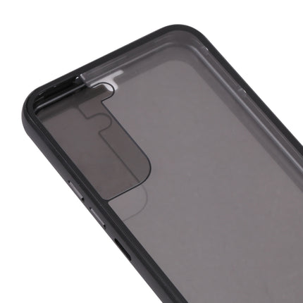 HD Magnetic Metal Tempered Glass Phone Case, For Samsung Galaxy S22 5G