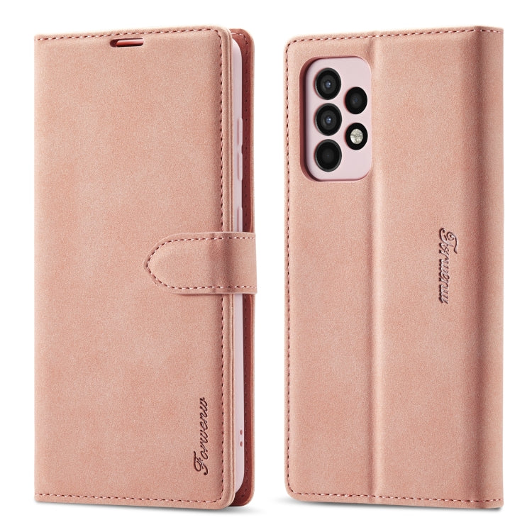 Forwenw F1 Series Matte Strong Magnetism Leather Phone Case, For Samsung Galaxy A13 5G, For Samsung Galaxy A52, For Samsung Galaxy A53 5G, For Samsung Galaxy S22 Ultra 5G, For Samsung Galaxy S22 5G, For Samsung Galaxy S21 FE 5G