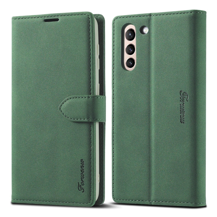 Forwenw F1 Series Matte Strong Magnetism Leather Phone Case, For Samsung Galaxy S22+ 5G