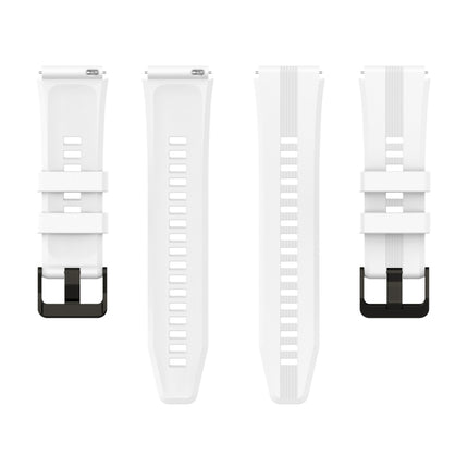 22mm Protruding Head Striped Silicone Watchband, For Honor Watch GS 3