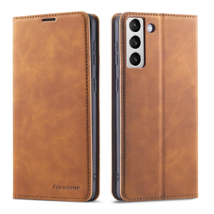Forwenw Dream Series Oil Edge Strong Magnetism Leather Phone Case, For Samsung Galaxy S22 5G, For Samsung Galaxy S22+ 5G, For Samsung Galaxy S21 FE 5G, For Samsung Galaxy S22 Ultra 5G, For Samsung Galaxy Z Flip3 5G, For Samsung Galaxy Z Fold3 5G