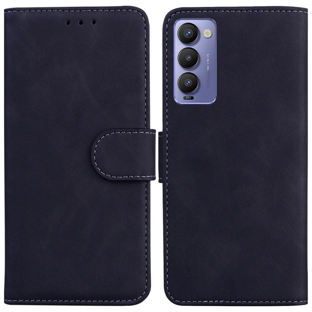 Skin Feel Pure Color Flip Leather Phone Case, For Tecno Camon 18 / 18P, For Tecno Camon 18 Premier, For Tecno Camon 18i, For Tecno Phantom X
