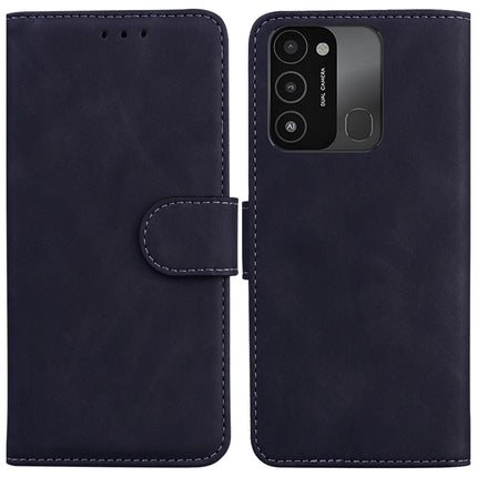 Skin Feel Pure Color Flip Leather Phone Case, For Tecno Spark Go 2022 / Spark 8C