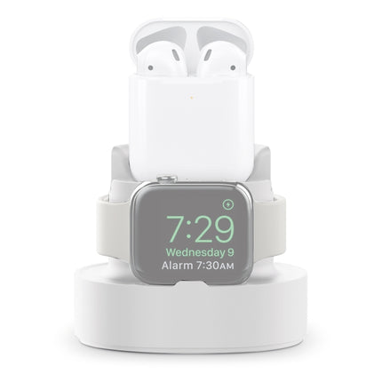 A001 3 In 1 Silicone Charging Holder for iPhone / iWatch / AirPods