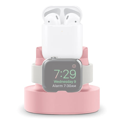 A001 3 In 1 Silicone Charging Holder for iPhone / iWatch / AirPods