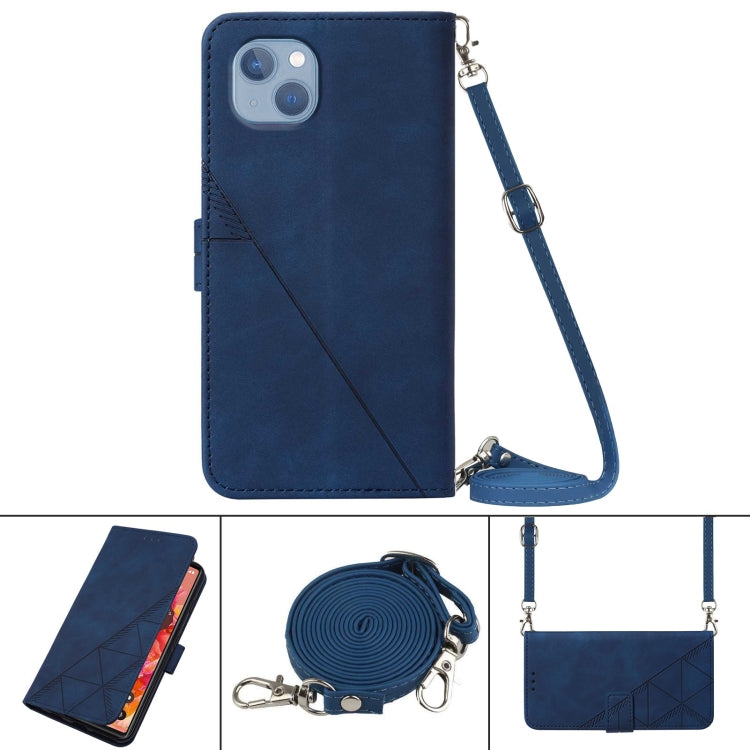 Crossbody 3D Embossed Flip Leather Phone Case