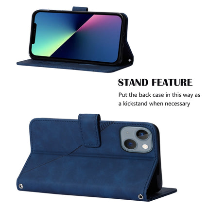 Crossbody 3D Embossed Flip Leather Phone Case, For iPhone 13 mini, For iPhone 13, For iPhone 13 Pro, For iPhone 13 Pro Max
