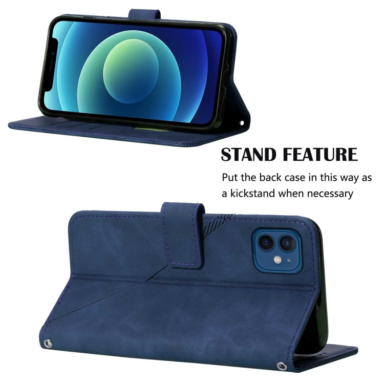 Crossbody 3D-geprägte Flip-Leder-Telefonhülle, für iPhone 12, für iPhone 12 Pro, für iPhone 12 Pro Max, für iPhone 11, für iPhone 11 Pro