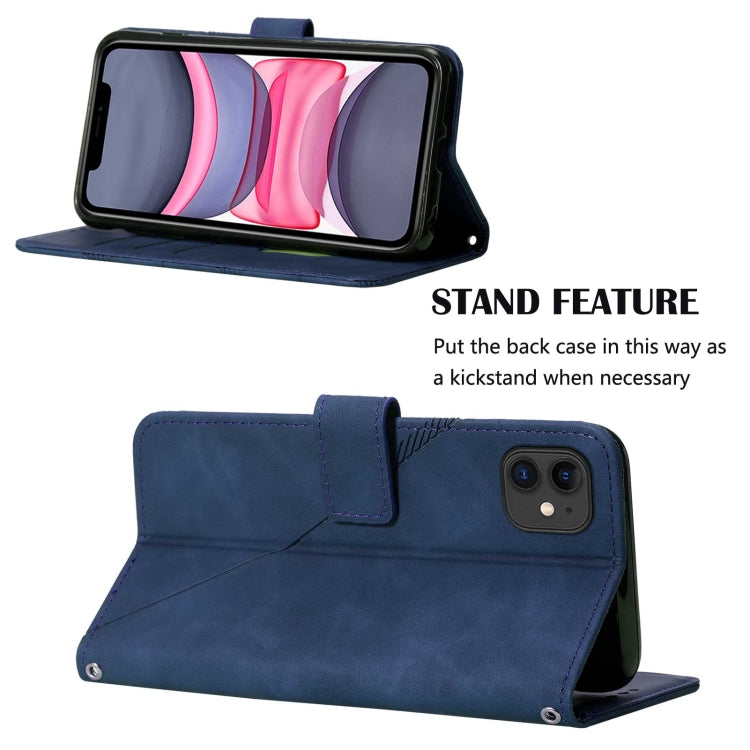 Crossbody 3D Embossed Flip Leather Phone Case