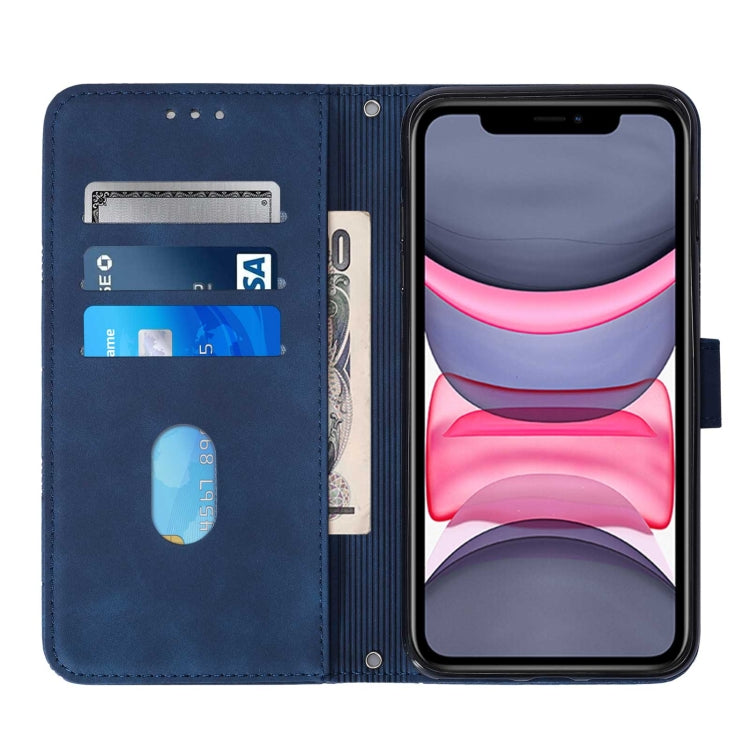 Crossbody 3D Embossed Flip Leather Phone Case
