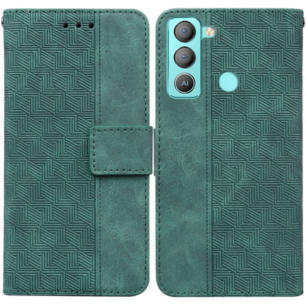 Geometric Embossed Leather Phone Case, For Tecno Pop 5 LTE BD4, For Tecno Pop 5P, For Tecno Pova 2, For Tecno Pova LD7