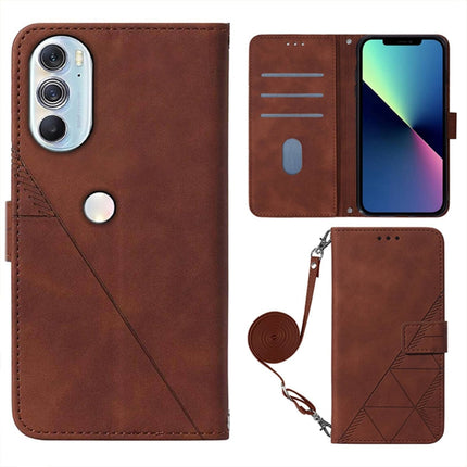 Crossbody 3D Embossed Flip Leather Phone Case, For Motorola Edge X30, For Motorola Moto G Stylus 5G 2022, For Motorola Moto G200 5G/Edge S30 5G, For Motorola Moto G22