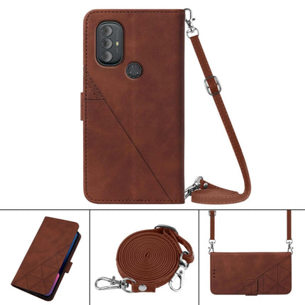 Crossbody 3D Embossed Flip Leather Phone Case, For Motorola Moto G Power 2022, For Motorola Moto G Pure, For Motorola Moto G8 Power Lite, For Motorola Moto G9 / G9 Play