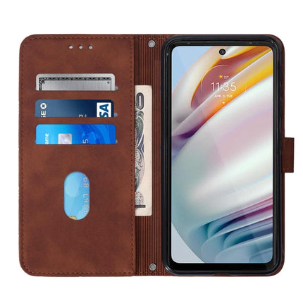 Crossbody 3D Embossed Flip Leather Phone Case, For Motorola Moto G40 / G60, For Motorola Moto G50, For Motorola Moto G50 5G, For Motorola Moto G51 5G