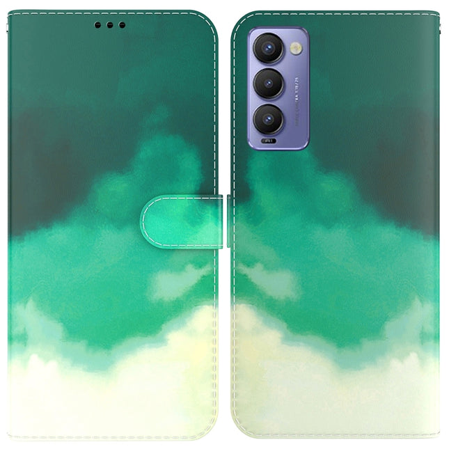 Watercolor Pattern Horizontal Flip Leather Phone Case, For Tecno Camon 18 / 18P, For Tecno Camon 18 Premier, For Tecno Camon 18i, For Tecno Phantom X