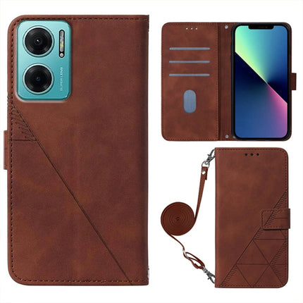 Crossbody 3D Embossed Flip Leather Phone Case, For Xiaomi Redmi 10 Prime / Note 11E, For Xiaomi Redmi 10C 4G Foreign/10 Indian, For Xiaomi Redmi K50 / K50 Pro, For Xiaomi Redmi Note 11 Pro 5G/4G Global