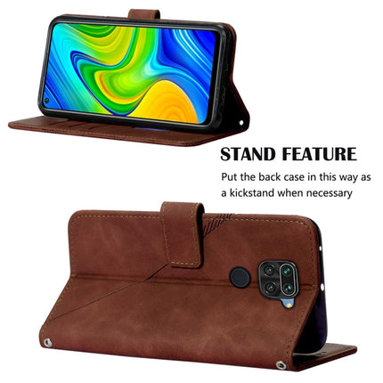 Crossbody 3D Embossed Flip Leather Phone Case, For Xiaomi Redmi Note 9, For Xiaomi Redmi Note 10 Pro/10 Pro Max, For Xiaomi Redmi Note 11 5G/Poco M4 Pro 5G, For Xiaomi Redmi Note 11 Pro+
